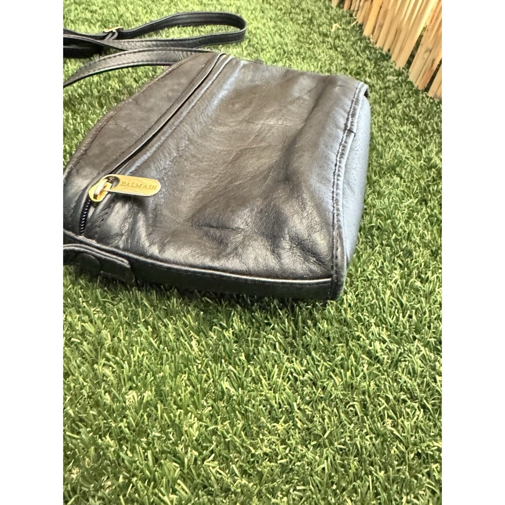 Vintage Pierre Balmain Black Leather Purse RARE - Picture 11 of 12